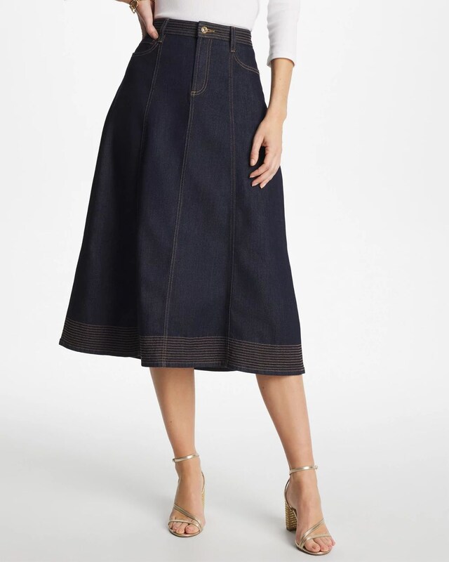 Trapunto Stitch Skirt - image 2